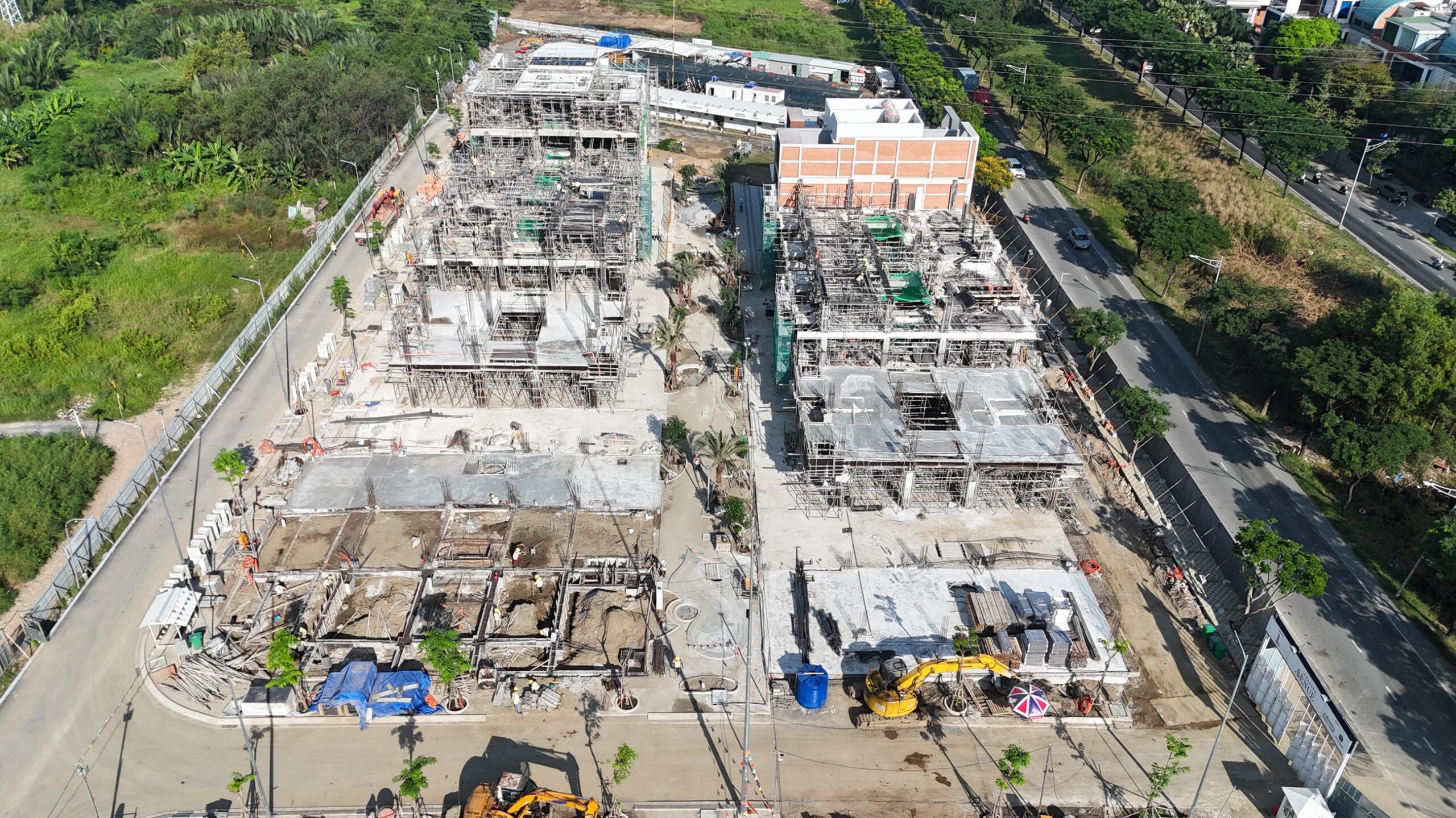 Slider Zone 1: Units C.03 to C.10 are under RC structure works.