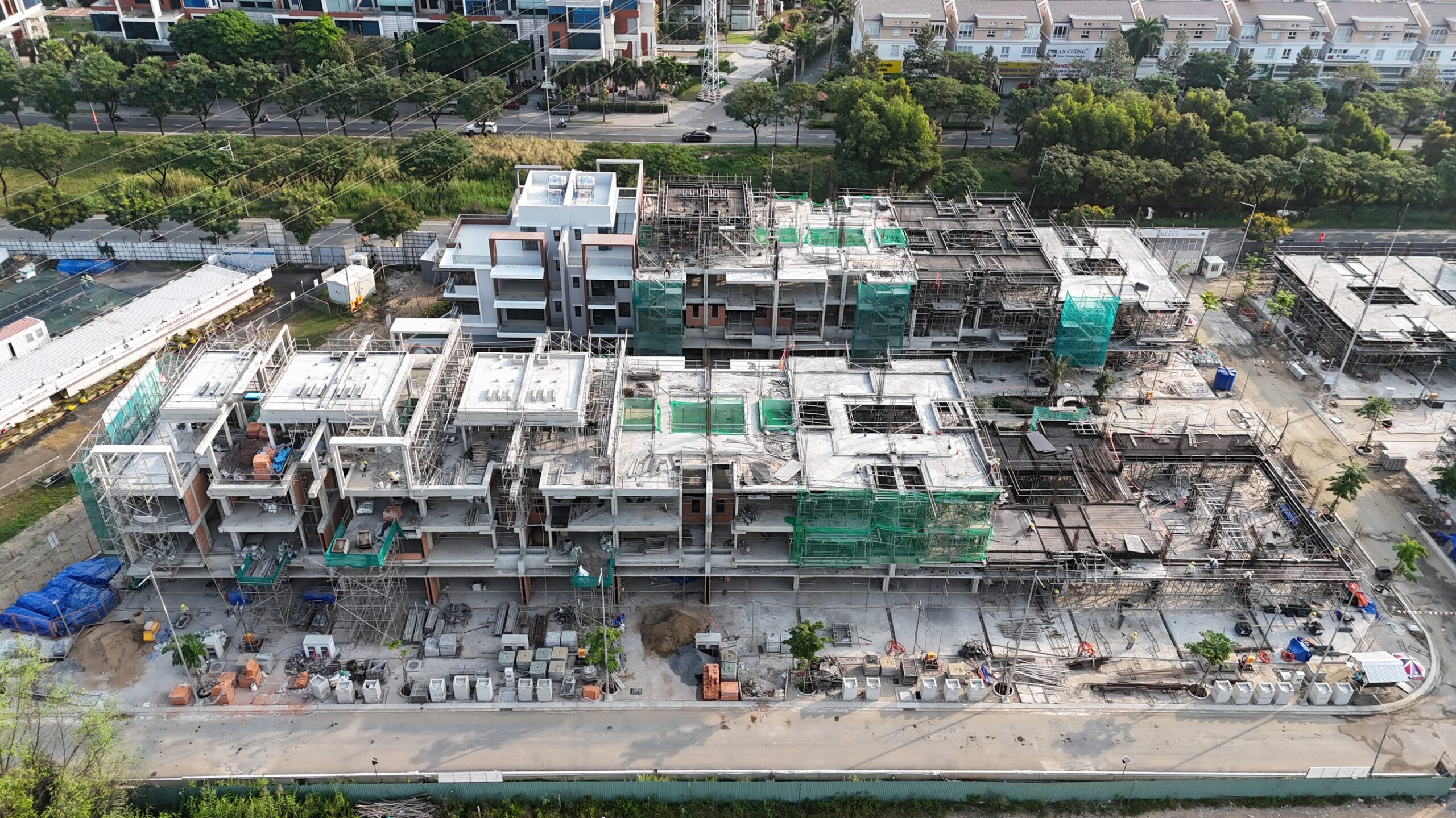 Slider Units C.31 to C.43 are under RC structure works.