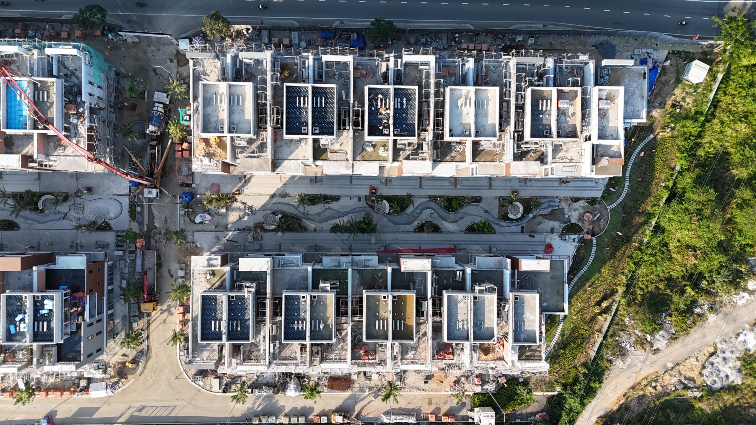 Slider Units C.11 to C.21 and C.22 to C.30 are under external finishing works.